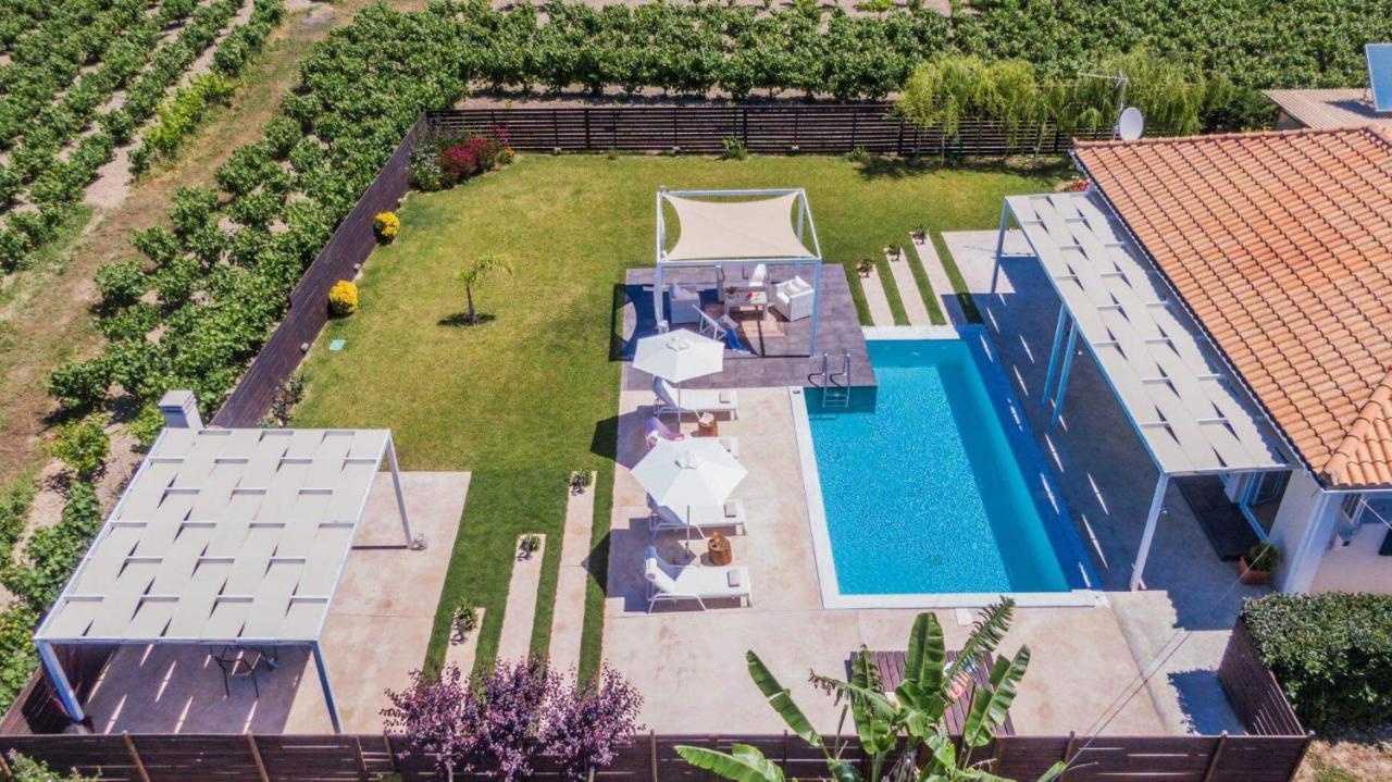 Madini Luxury Villa With Private Heated Pool Vanato Экстерьер фото