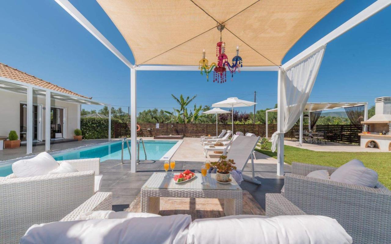 Madini Luxury Villa With Private Heated Pool Vanato Экстерьер фото